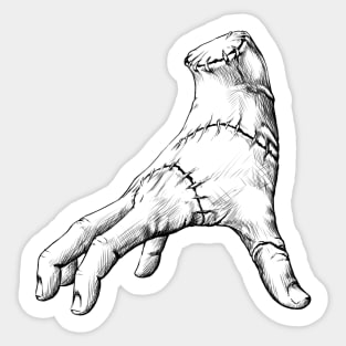 Hand Thing Sketch Sticker